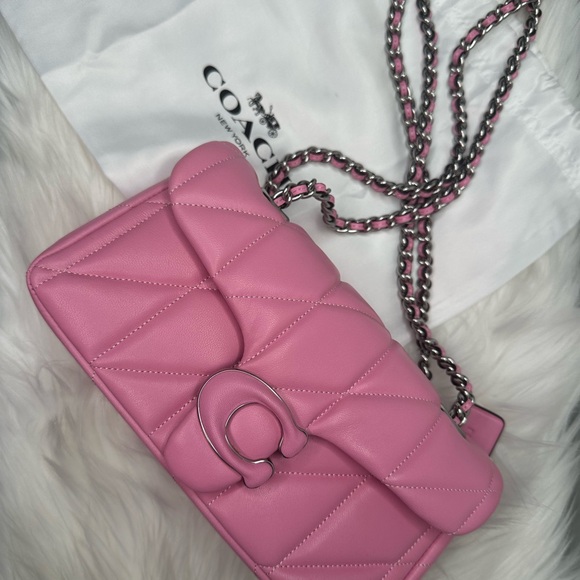 Coach Quilted Tabby in Vivid Pink - Picture 4 of 8